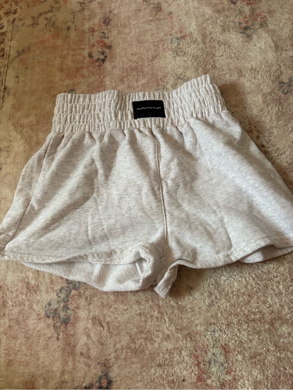 Women’s Athletic Lounge Shorts — Light Heather Gray